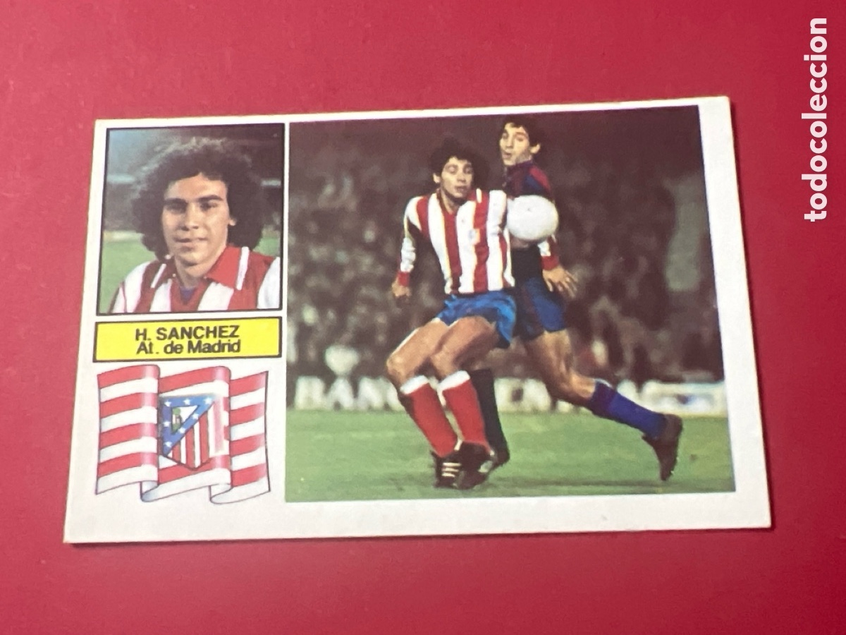 Cromos de F&uacute;tbol: C9249. Cromo Hugo S&aacute;nchez At. de Madrid Liga 82-83 Ed Este Sin pegar