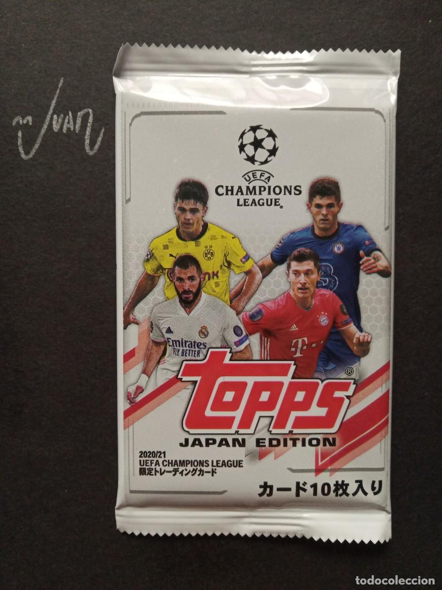 Cromos de F&uacute;tbol: SOBRE SIN ABRIR BLASTER PACK⚽ TOPPS &reg; UCL UEFA CHAMPIONS JAPAN EDITION 2020 2021 20 21 MESSI ?
