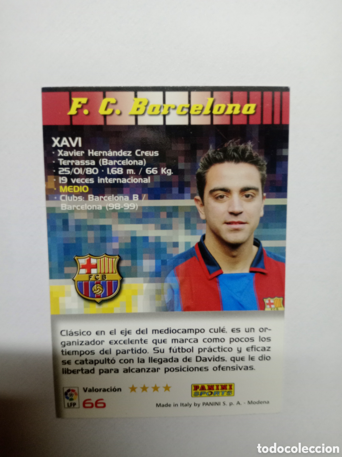 Cromos de F&uacute;tbol: MEGACRACKS 04-05 N 66 XAVI