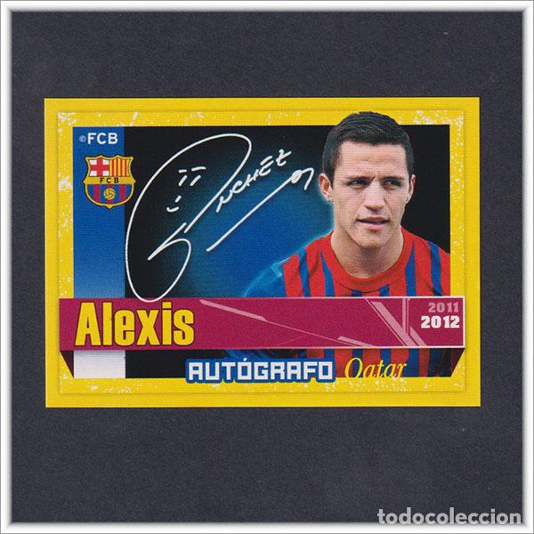 Cromos de F&uacute;tbol: COLECCI&Oacute;N OFICIAL BARCELONA 2011 2012 11 12 PANINI ALEXIS SANCHEZ 134 AUTOGRAFO ALBUM LIGA BAR&Ccedil;A