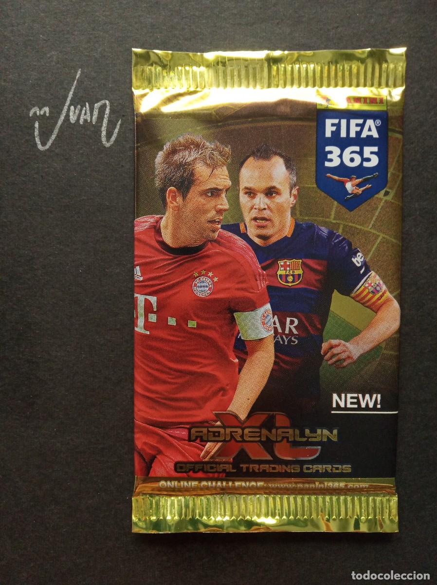 Cromos de F&uacute;tbol: SOBRE SIN ABRIR FIFA 365⚽ PANINI &reg; ADRENALYN XL MESSI ? BARCELONA NEYMAR CRISTIANO REAL MADRID BALE