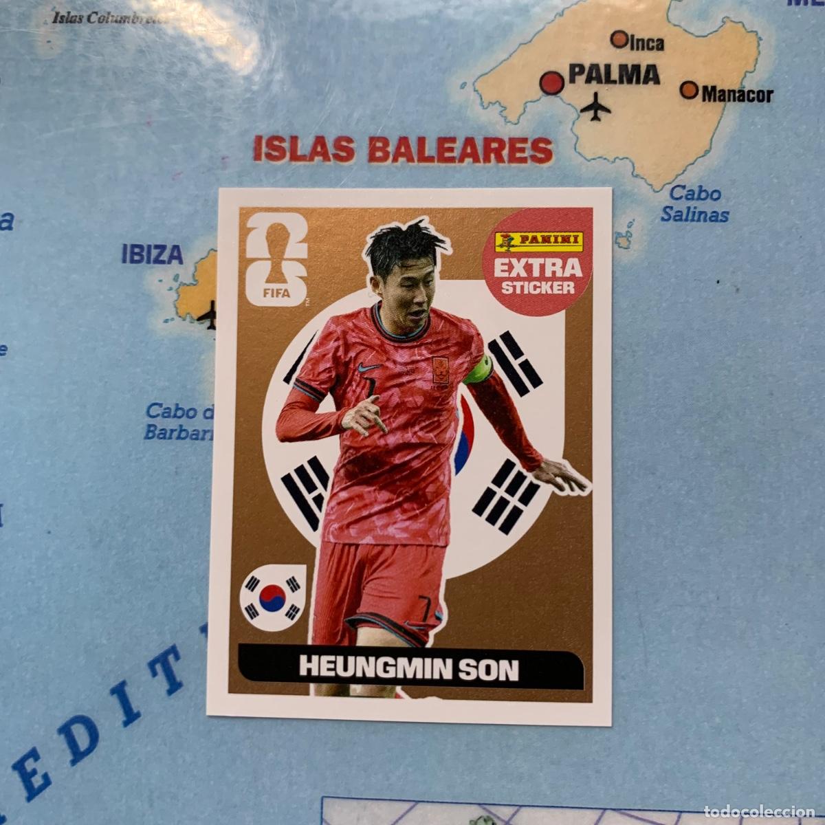 Cromos de F&uacute;tbol: Heungmin son extra sticker versi&oacute;n Bronce de korea cromo panini Mundial Fifa World Cup 2026