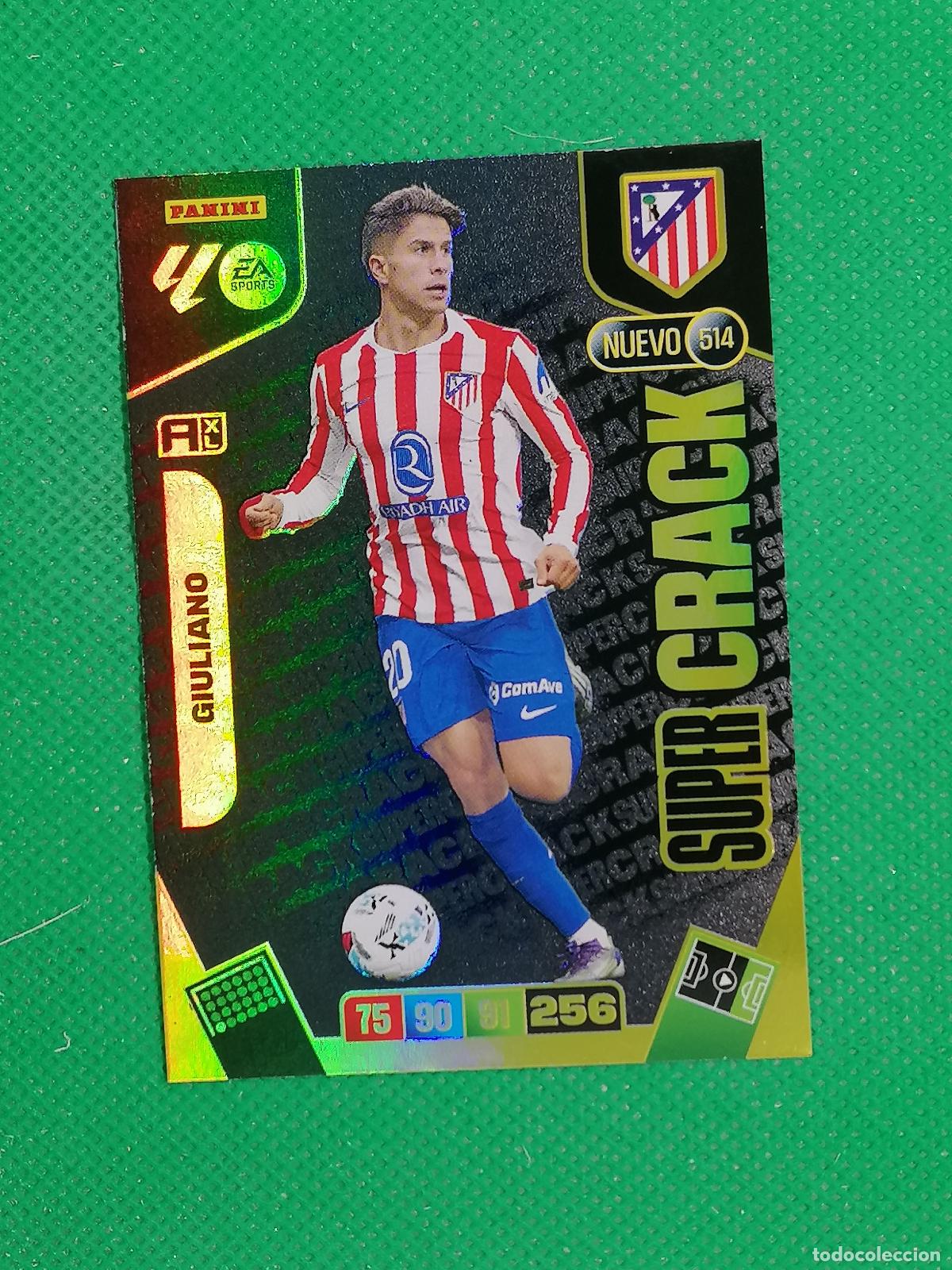 Cartes &agrave; collectionner de Football: 514 GIULIANO SIMEONE ATLETICO MADRID NUEVO SUPER CRACK SUPERCRACK⚽LIGA ADRENALYN XL 2025 2026 25 26⚽