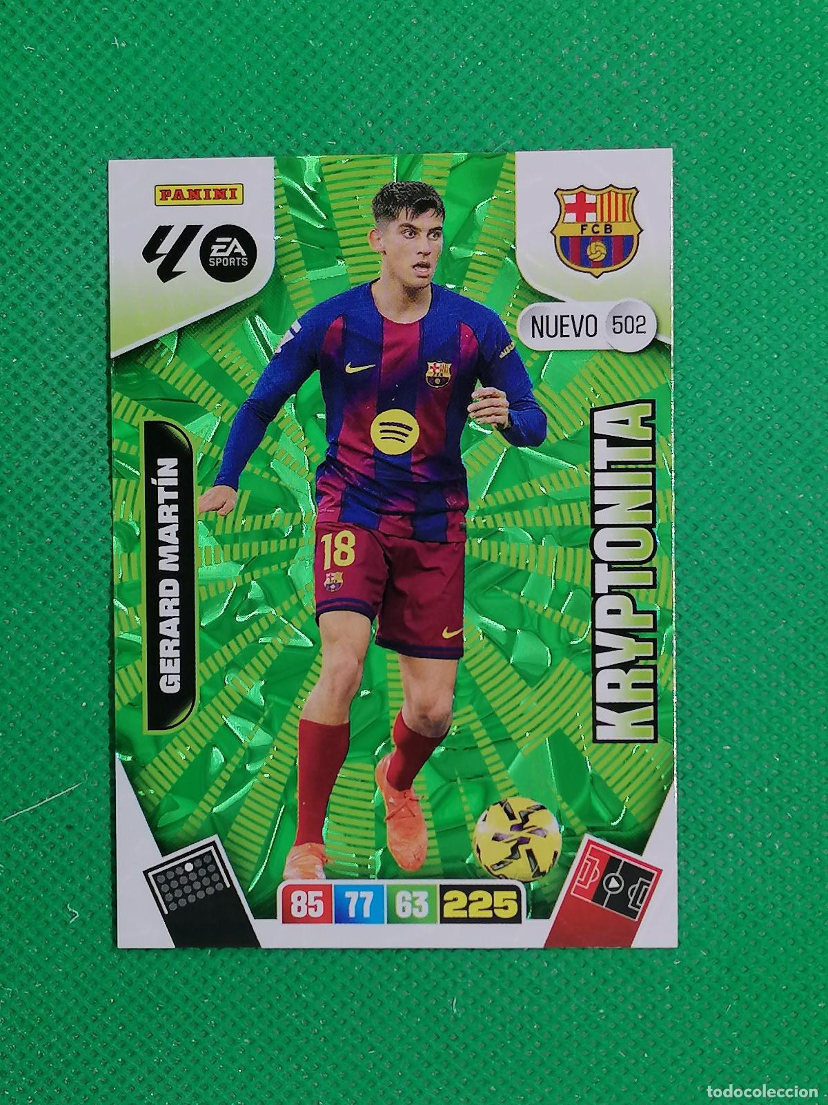 Cartes &agrave; collectionner de Football: 502 GERARD MARTIN BARCELONA NUEVO KRYPTONITA ⚽ LIGA ADRENALYN XL 2025 2026 25 26 ⚽