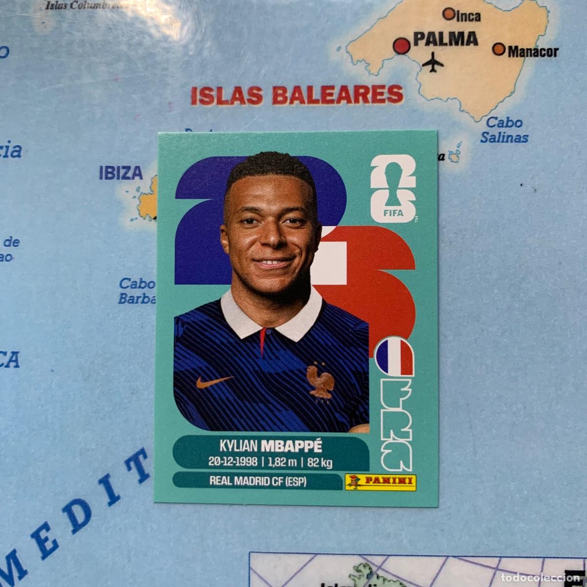 Cartes &agrave; collectionner de Football: Mbappe n&uacute;mero 20 de Francia cromo panini Mundial Fifa World Cup 2026