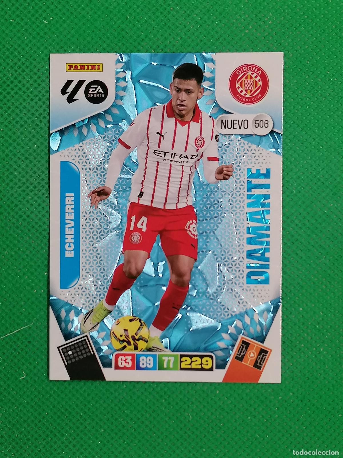 Cromos de F&uacute;tbol: 506 ECHEVERRI GIRONA NUEVO DIAMANTE ⚽ LIGA ADRENALYN XL 2025 2026 25 26 ⚽