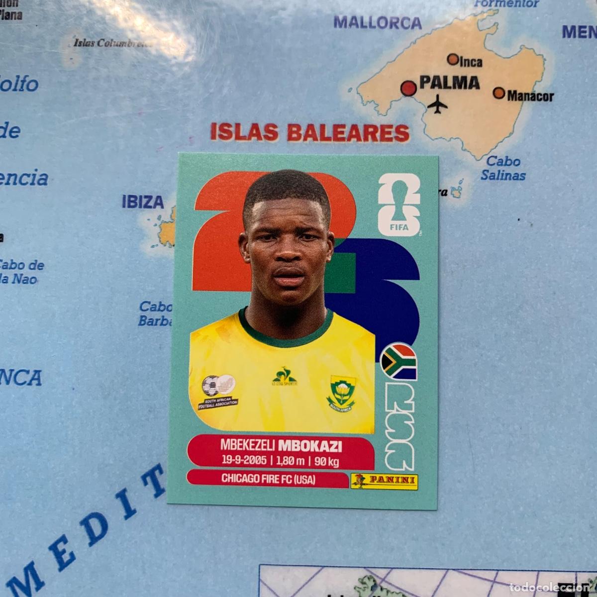 Cromos de F&uacute;tbol: Sud&aacute;frica numero 6 cromo panini Mundial Fifa World Cup 2026