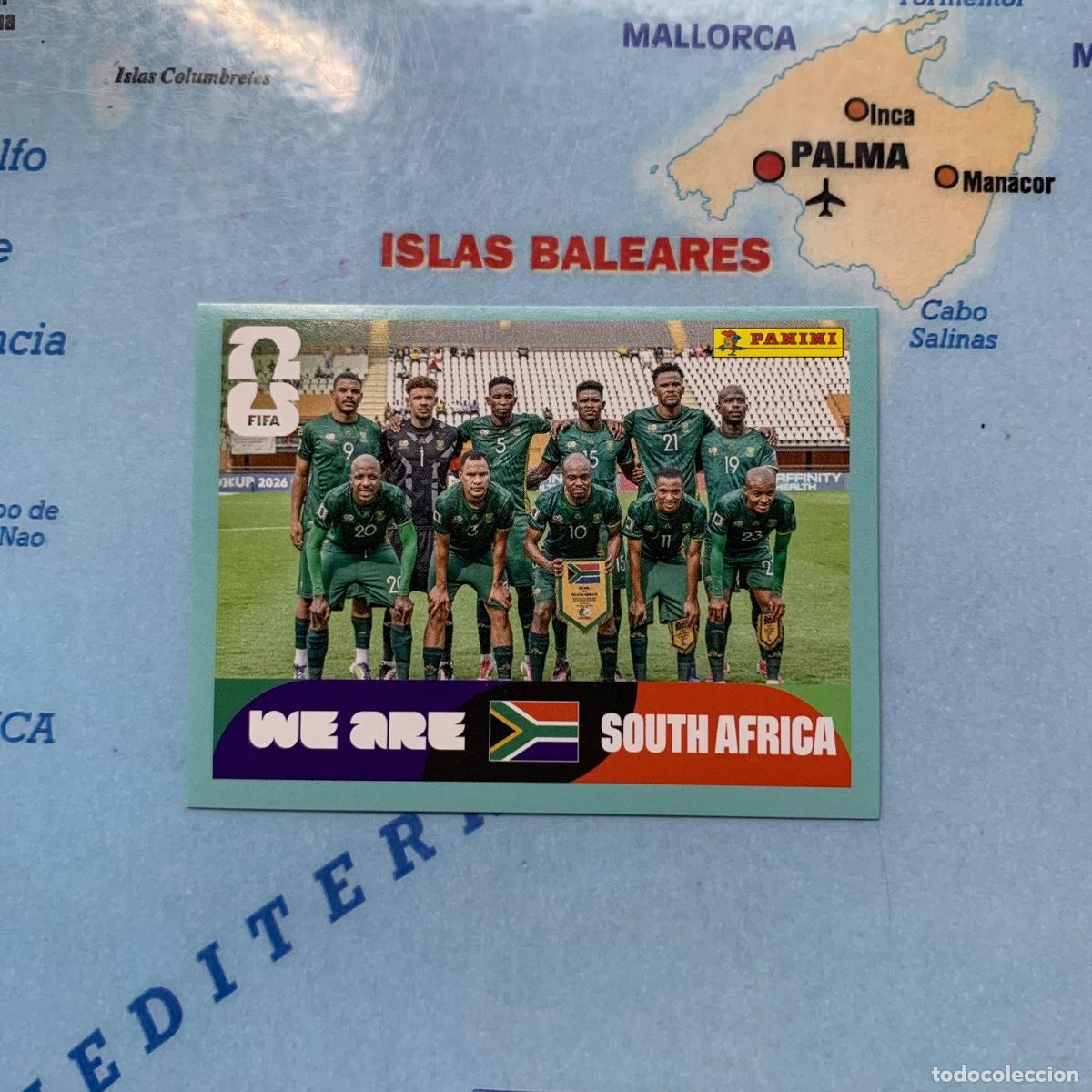 Cromos de F&uacute;tbol: Sud&aacute;frica numero 13 cromo panini Mundial Fifa World Cup 2026