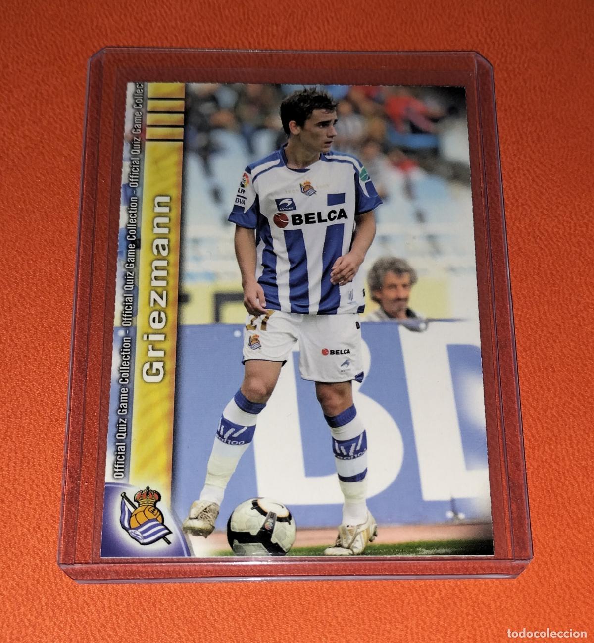 Cromos de F&uacute;tbol: 832 ANTOINE GRIEZMANN ROOKIE REAL SOCIEDAD CARD MUNDICROMO FICHAS QUIZ GAME PLATINUM 2009 2010 09 10