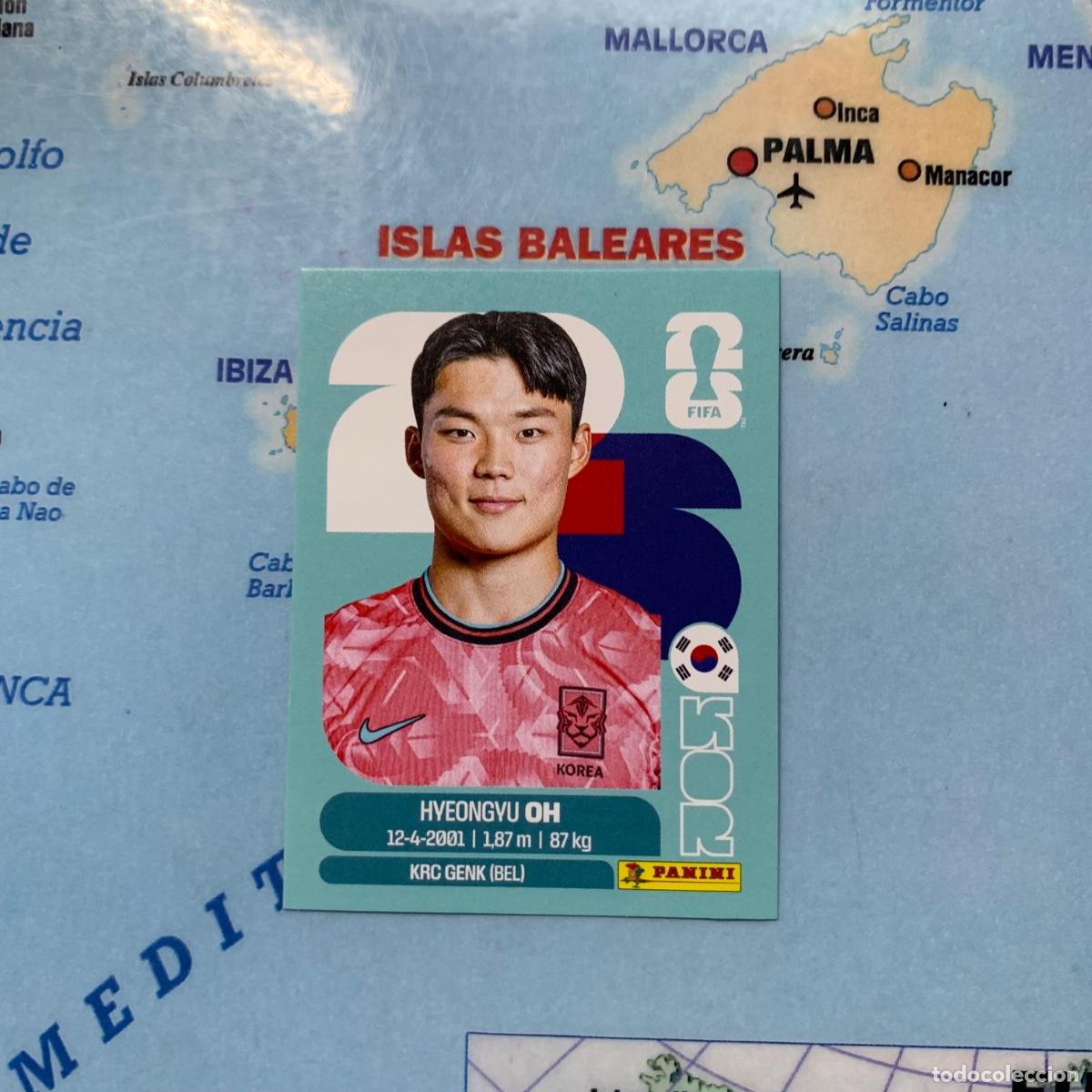 Cromos de F&uacute;tbol: Korea numero 20 cromo panini Mundial Fifa World Cup 2026