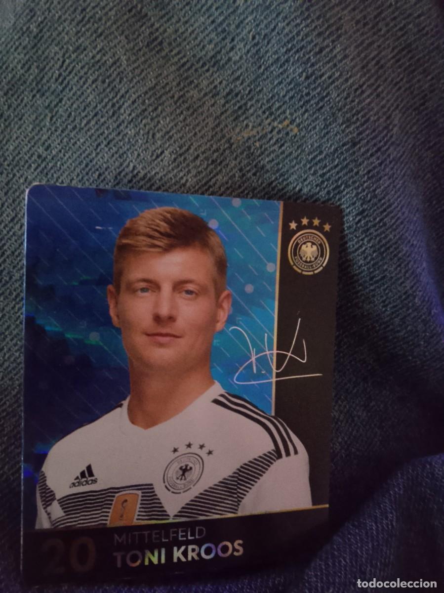 Cromos de F&uacute;tbol: Cromo hologr&aacute;fico con firmaTony kroos
