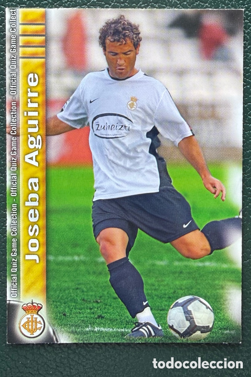 Cromos de Futebol: 1125 JOSEBA AGUIRRE REAL UNION FICHAS ALBUM MUNDICROMO 2009 2010 09 10