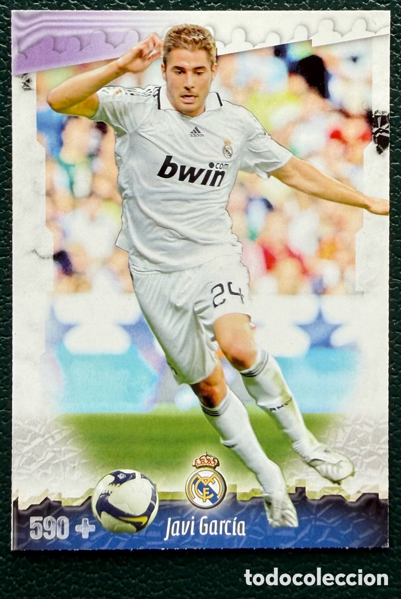 Cromos de Futebol: 590 JAVI GARCIA REAL MADRID FICHAS ALBUM MUNDICROMO 2008 2009 08 09