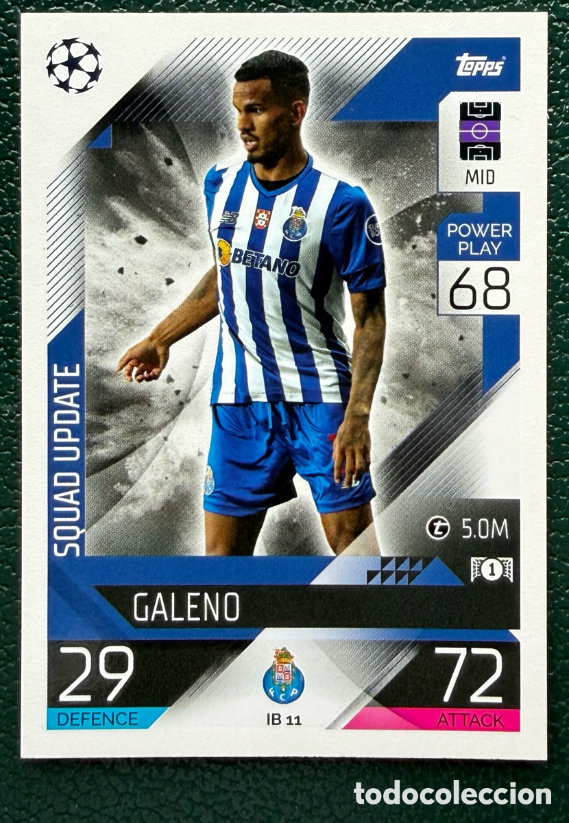 Fu&szlig;ball-Sticker: IB 11 GALENO FC PORTO FICHAS ALBUM MATCH ATTAX CHAMPIONS TOPPS 2022 2023 22 23