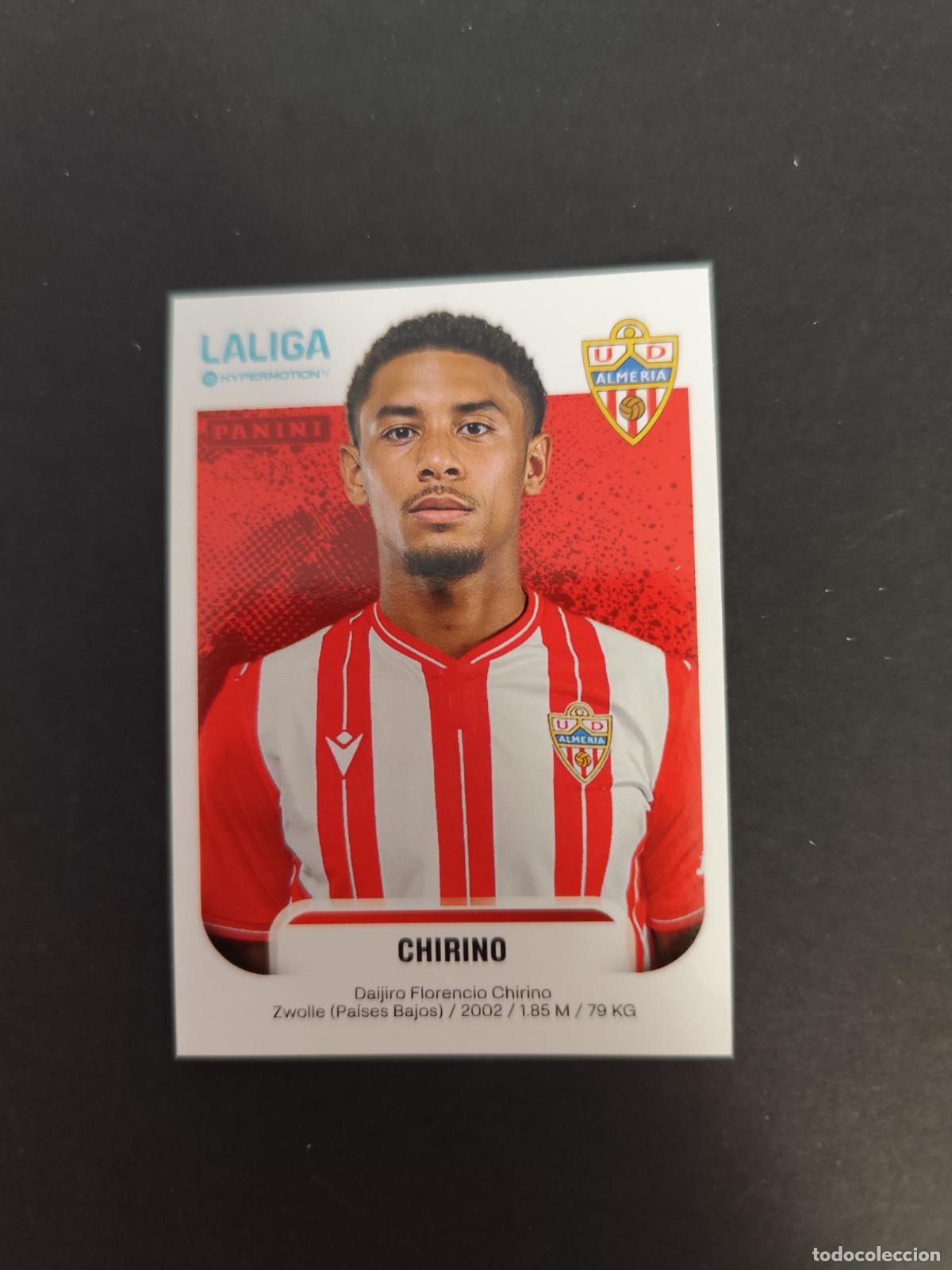 Cromos de F&uacute;tbol: 25 A CHIRINO ALMER&Iacute;A SEGUNDA 2&ordf; DIVISI&Oacute;N LIGA HYPERMOTION 2025 2026 25 26 PEDIDO M&Iacute;NIMO 2&euro;
