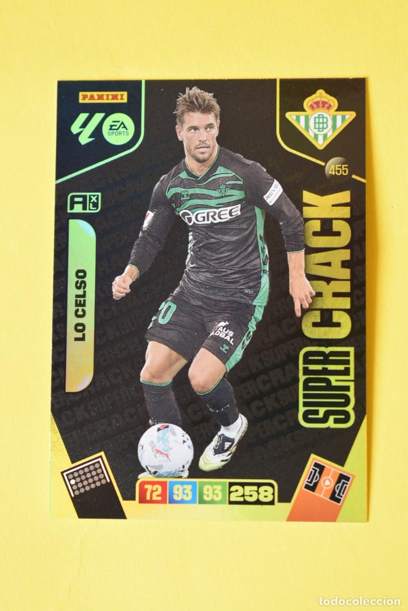Cromos de F&uacute;tbol: Cromo Adrenalyn XL. 2025 2026. 25 26 Lo Celso. Betis Super Crack N &ordm; 455. C&oacute;digo sin activar. Panini