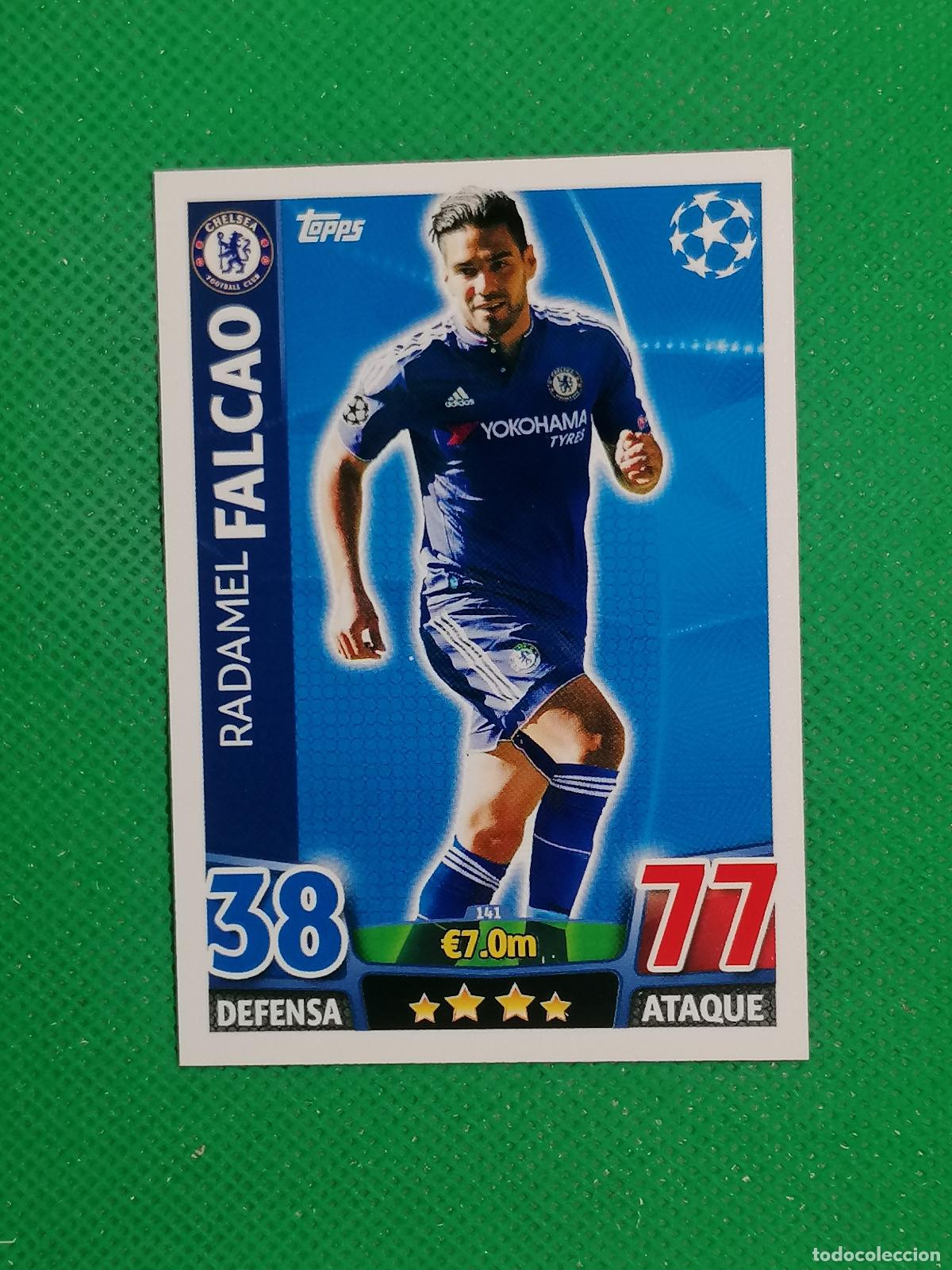 Cromos de F&uacute;tbol: 141 RADAMEL FALCAO CHELSEA ⚽ TOPPS MATCH ATTAX CHAMPIONS 2015 2016 15 16 ⚽