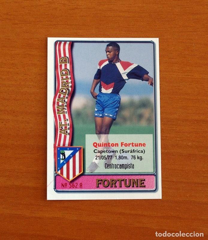 Figurine di Calcio: Atl&eacute;tico Madrid-562 A-B Fortune-Michel -2&ordf; Divisi&oacute;n-Mundicromo Las Fichas de la Liga 1996-1997-96-97