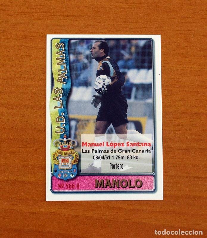 Cromos de F&uacute;tbol: Las Palmas -N&ordm; 566 A-B Manolo-Radojivic-2&ordf; Divisi&oacute;n-Mundicromo Las Fichas de la Liga 1996-1997-96-97