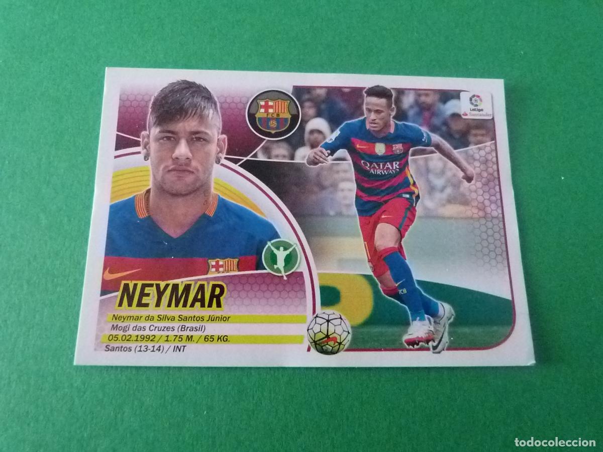 Cromos de F&uacute;tbol: CROMO FUTBOL NEYMAR F.C. BARCELONA *** SIN PEGAR N&ordm; 15 LIGA ESTE 2016-2017/16-17 PANINI