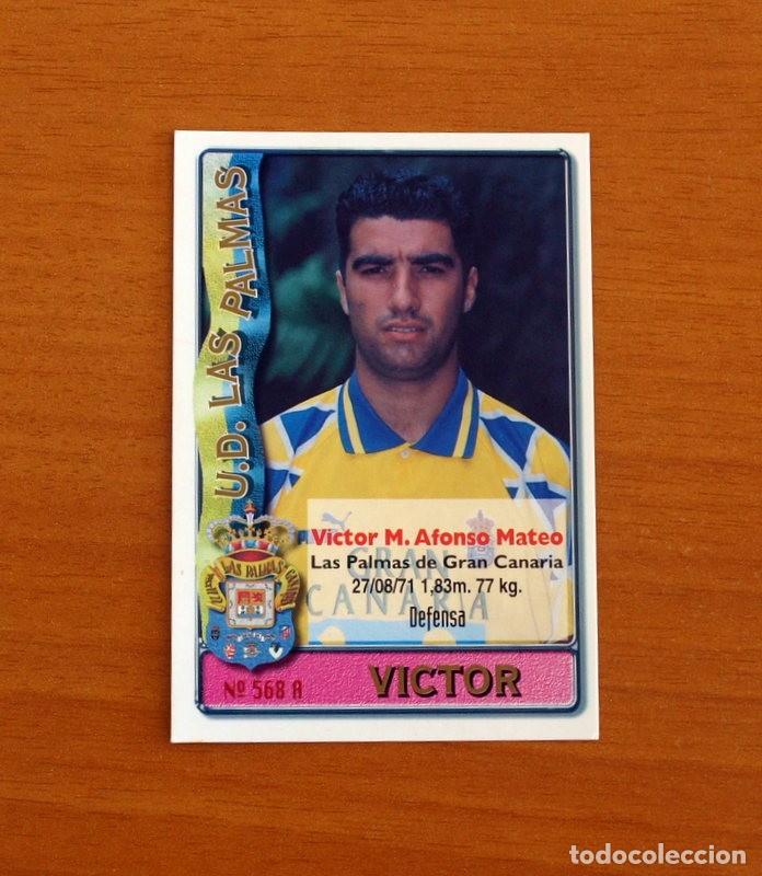 Cromos de F&uacute;tbol: Las Palmas -N&ordm; 568 A-B V&iacute;ctor-Pico -2&ordf; Divisi&oacute;n-Mundicromo Las Fichas de la Liga 1996-1997-96-97