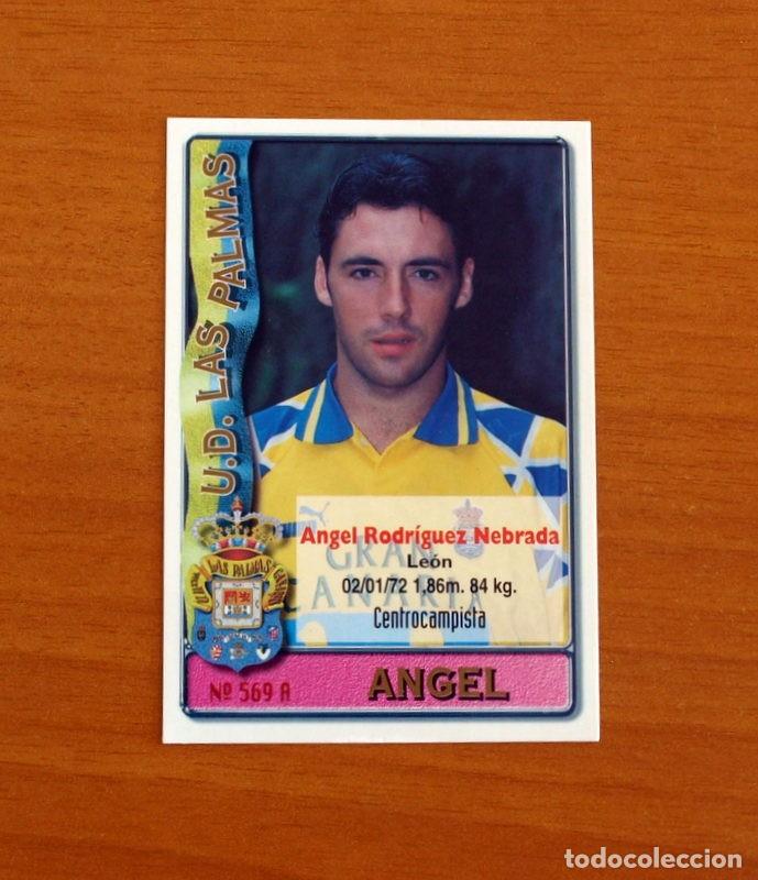 Cromos de F&uacute;tbol: Las Palmas -N&ordm; 569 A-B &Aacute;ngel-Sandro -2&ordf; Divisi&oacute;n-Mundicromo Las Fichas de la Liga 1996-1997-96-97