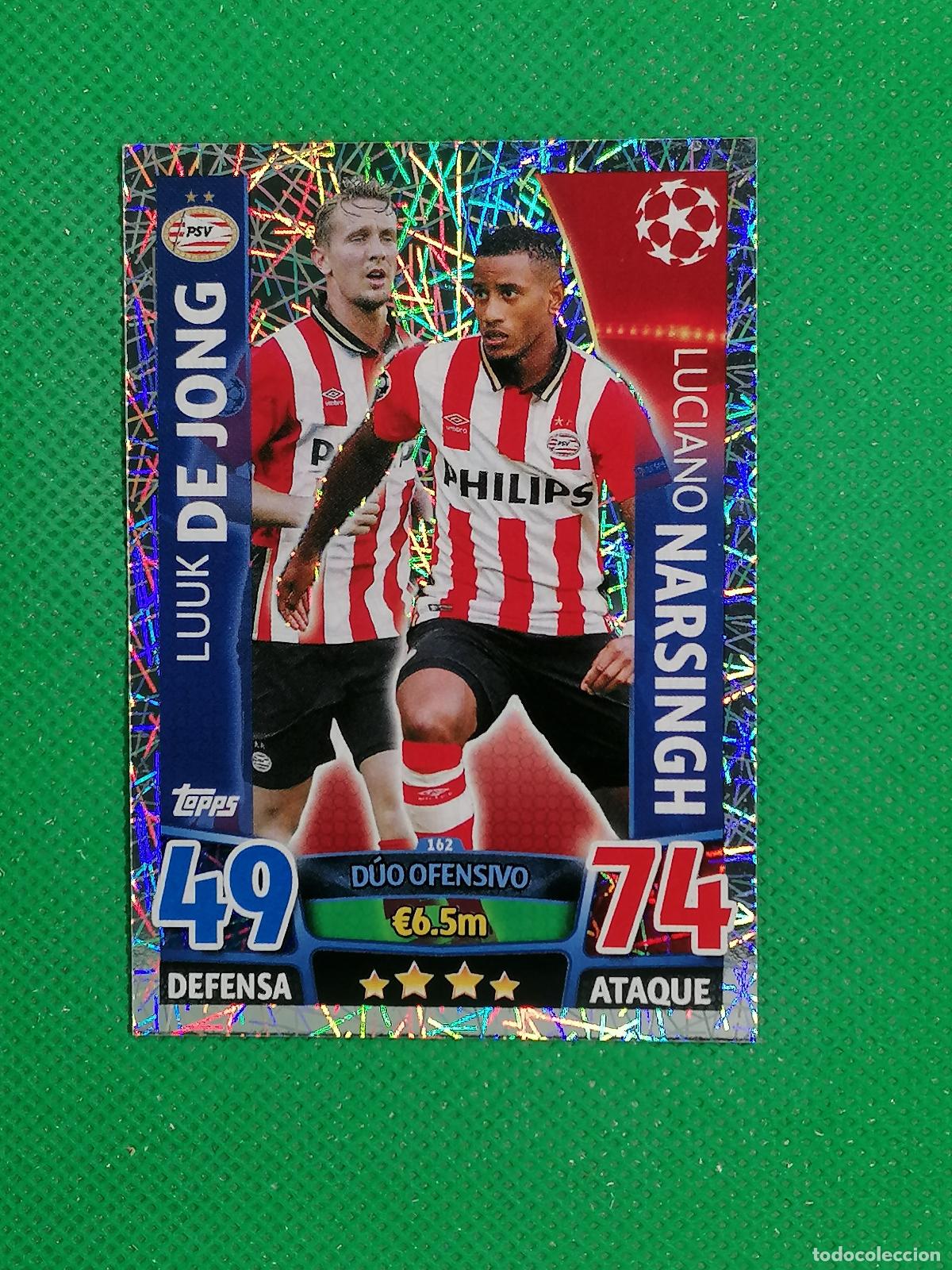 Cromos de F&uacute;tbol: 162 LUUK DE JONG MARSINGH PSV DUO ⚽ TOPPS MATCH ATTAX CHAMPIONS 2015 2016 15 16 ⚽