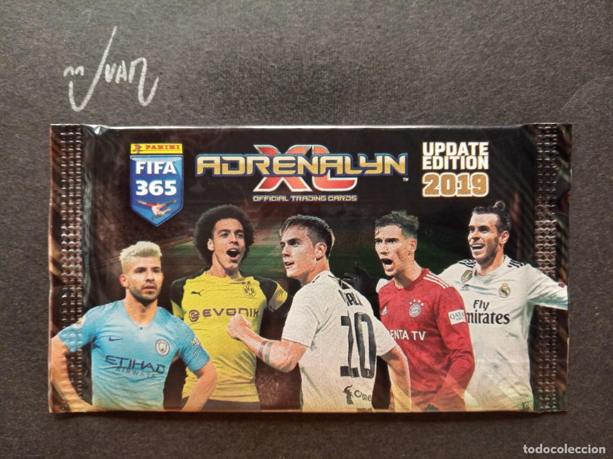 Cromos de F&uacute;tbol: SOBRE SIN ABRIR FIFA 365 UPDATE EDITION ⚽ PANINI &reg; ADRENALYN 2018 2019 18 19 MESSI BARCELONA ?