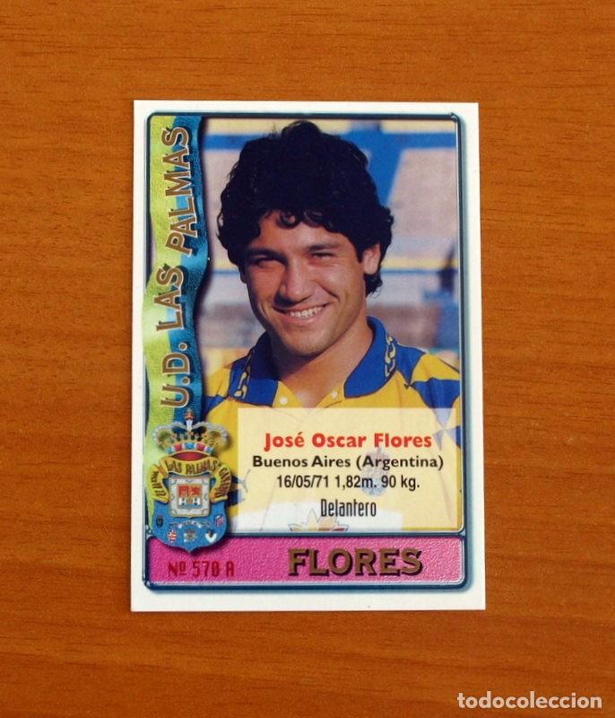 Cromos de F&uacute;tbol: Las Palmas -N&ordm; 570 A-B Flores-Socorro -2&ordf; Divisi&oacute;n-Mundicromo Las Fichas de la Liga 1996-1997-96-97