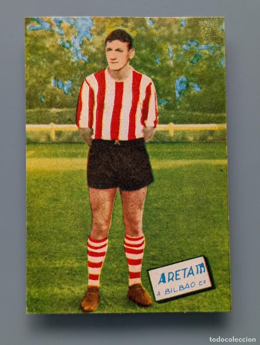 Cromos de F&uacute;tbol: DIFICIL CROMO ARETA III ATHLETIC CLUB BILBAO LIGA FUTBOL 1960 1961 1960/61 FHER VIZCAYA SAN MAMES