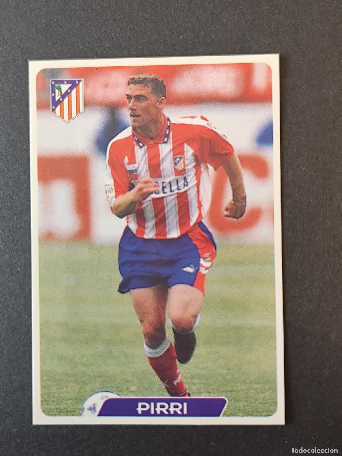 Cromos de F&uacute;tbol: 245 PIRRI ATL&Eacute;TICO MADRID MUNDICROMO FICHAS LIGA 1995 1996 95 96