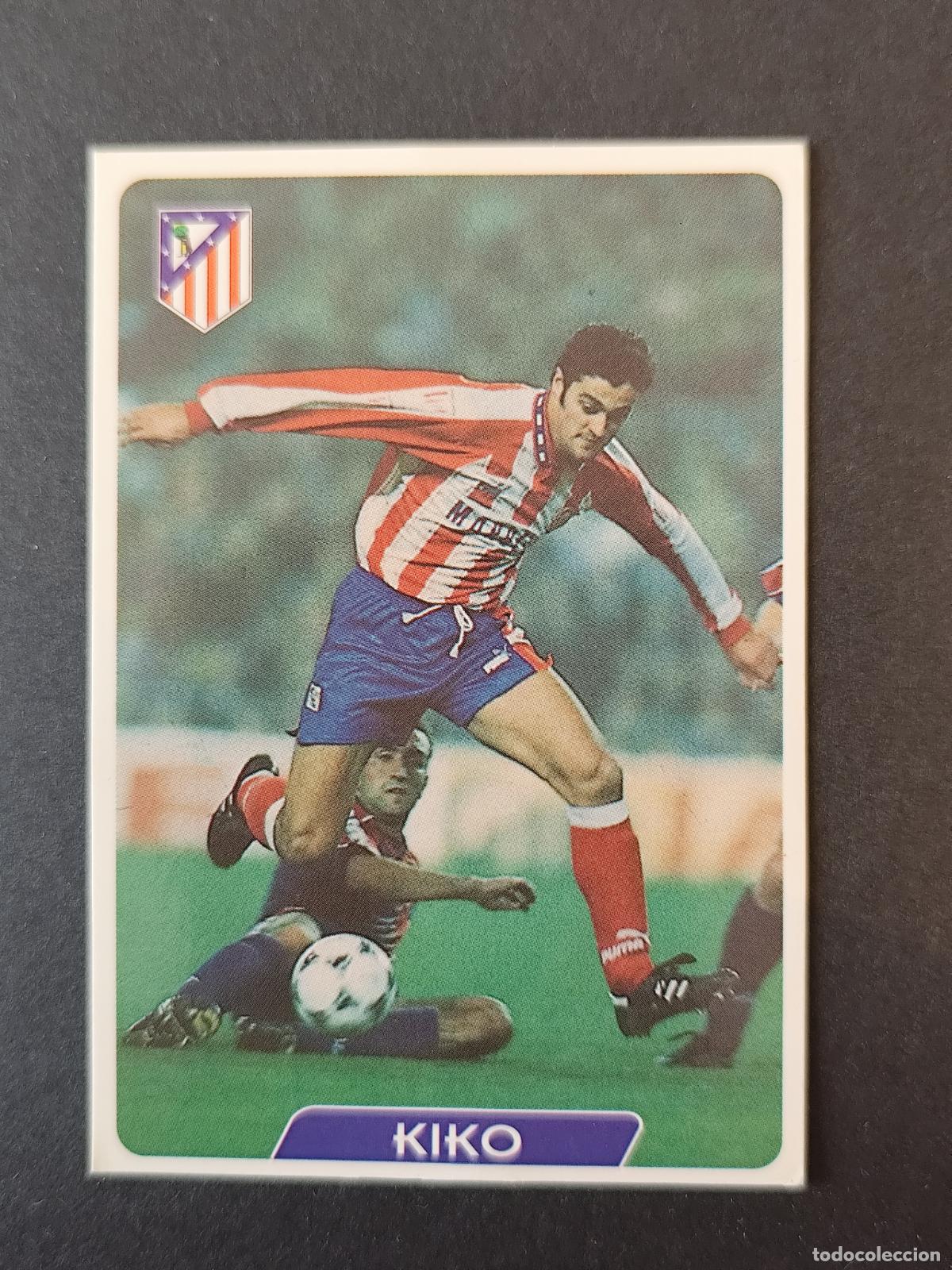 Cromos de F&uacute;tbol: 250 KIKO ATL&Eacute;TICO MADRID MUNDICROMO FICHAS LIGA 1995 1996 95 96
