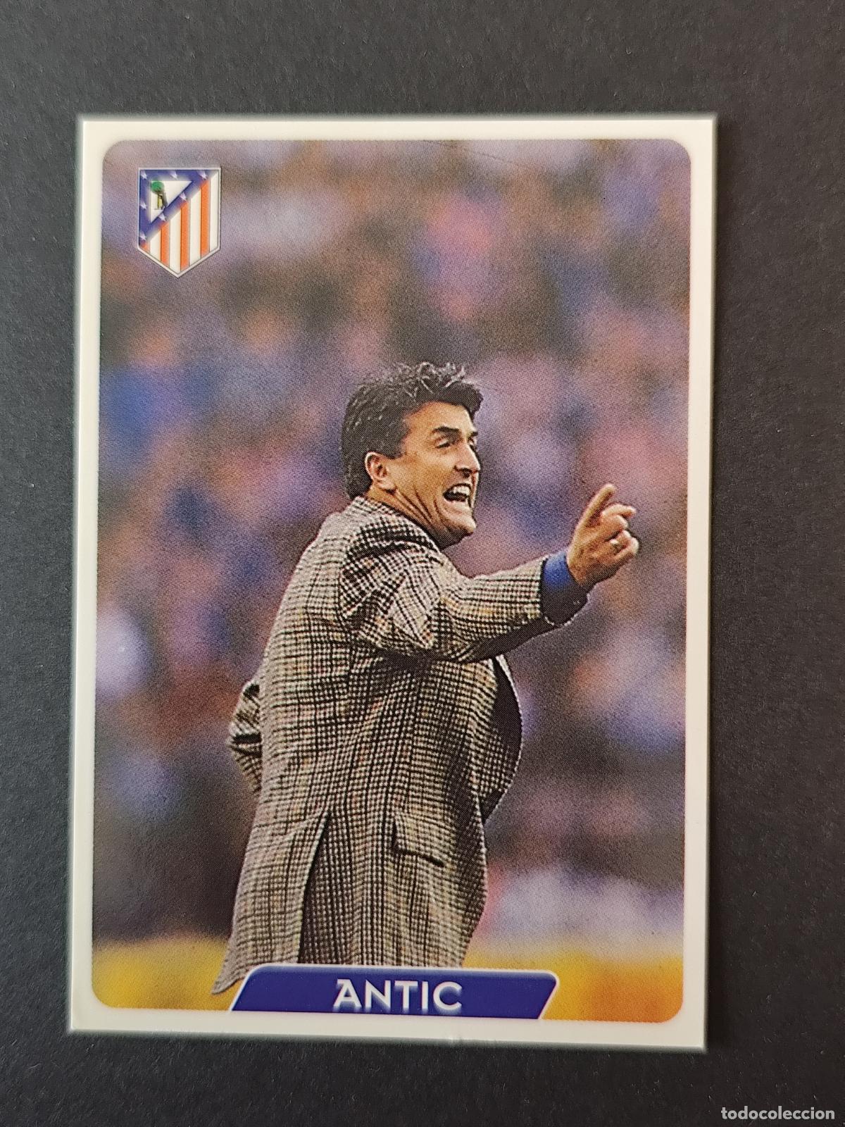 Cromos de F&uacute;tbol: 236 RADOMIR ANTIC ENTRENADOR ATL&Eacute;TICO MADRID MUNDICROMO FICHAS LIGA 1995 1996 95 96