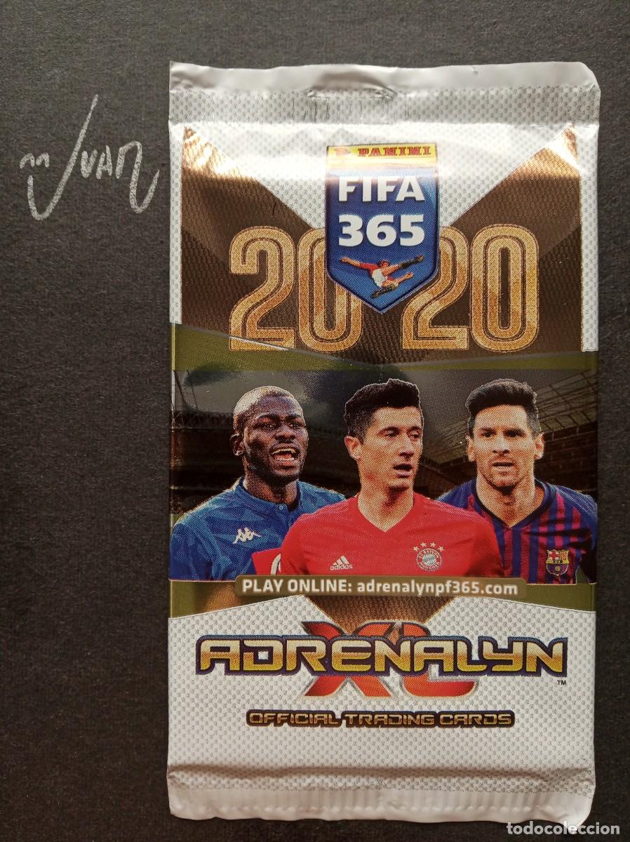 Cromos de F&uacute;tbol: SOBRE SIN ABRIR FIFA 365 VERSION 1 ⚽ PANINI &reg; ADRENALYN 2019 2020 19 20 MESSI BARCELONA ? CRISTIANO
