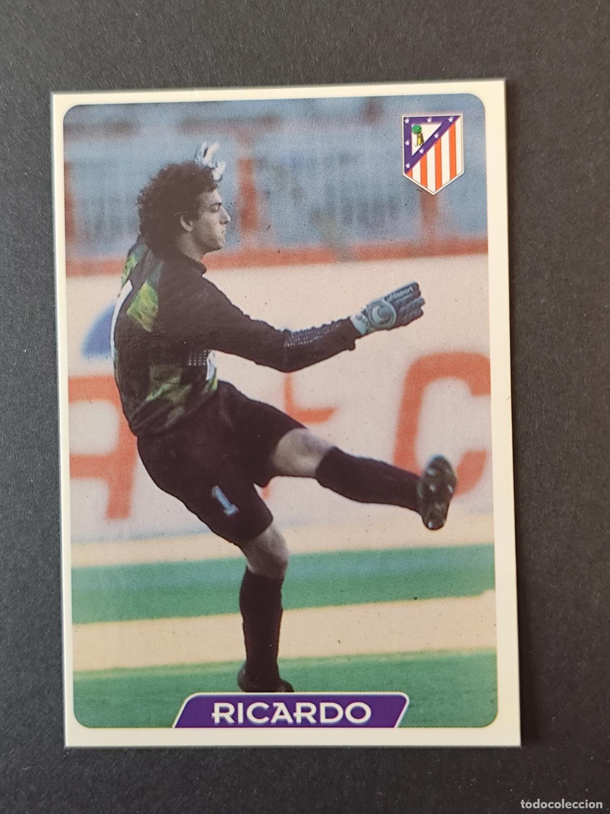 Cromos de F&uacute;tbol: 238 RICARDO ATL&Eacute;TICO MADRID MUNDICROMO FICHAS LIGA 1995 1996 95 96