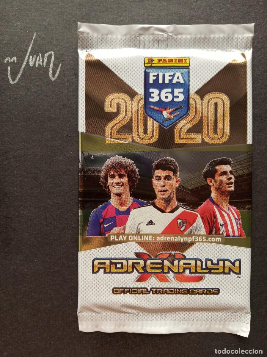 Cromos de F&uacute;tbol: SOBRE SIN ABRIR FIFA 365 VERSION 2 ⚽ PANINI &reg; ADRENALYN 2019 2020 19 20 MESSI BARCELONA ? CRISTIANO