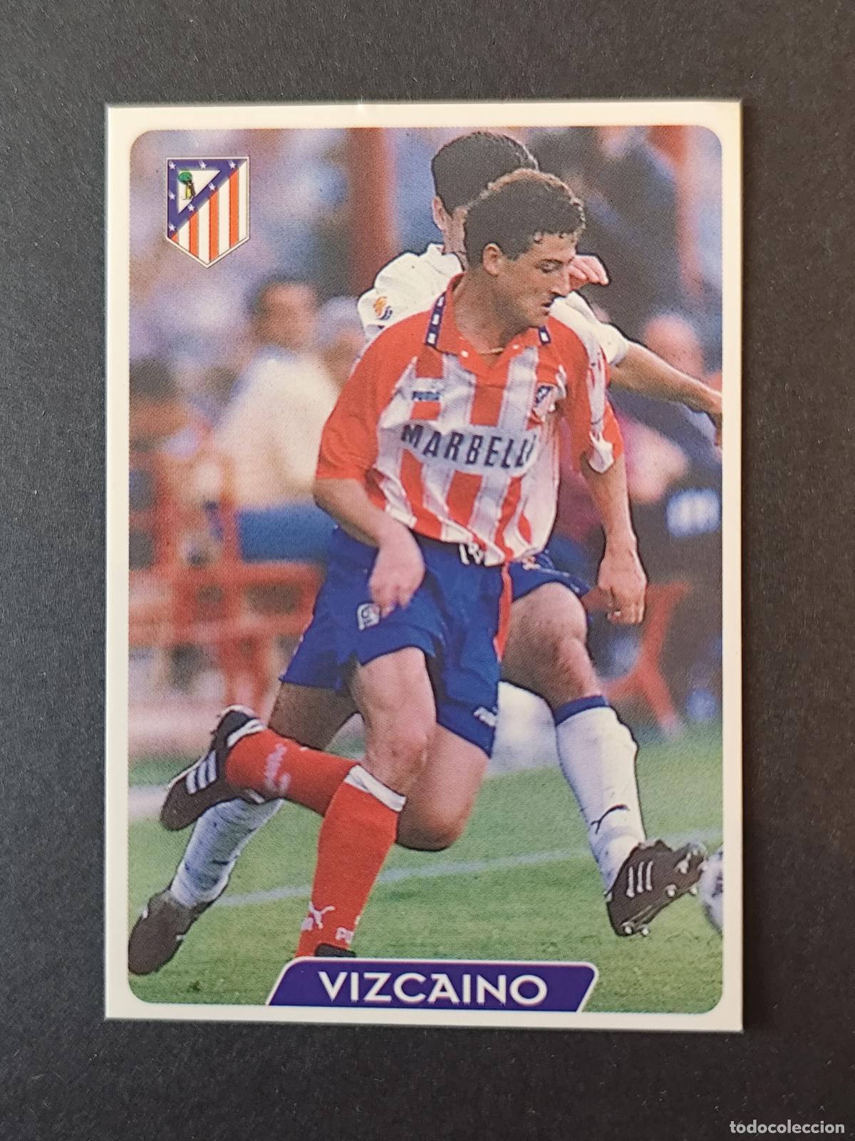 Cromos de F&uacute;tbol: 246 VIZCAINO ATL&Eacute;TICO MADRID MUNDICROMO FICHAS LIGA 1995 1996 95 96
