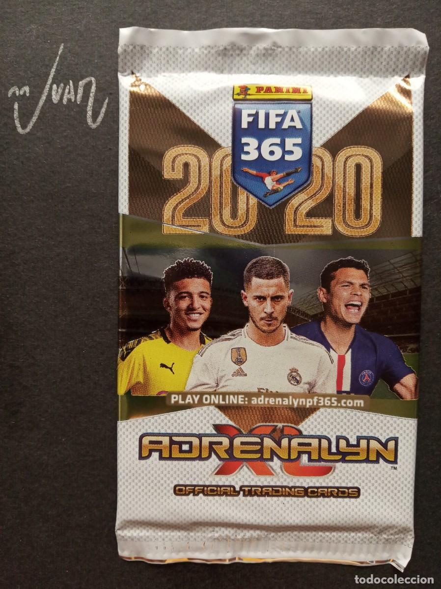 Cromos de F&uacute;tbol: SOBRE SIN ABRIR FIFA 365 VERSION 3 ⚽ PANINI &reg; ADRENALYN 2019 2020 19 20 MESSI BARCELONA ? CRISTIANO