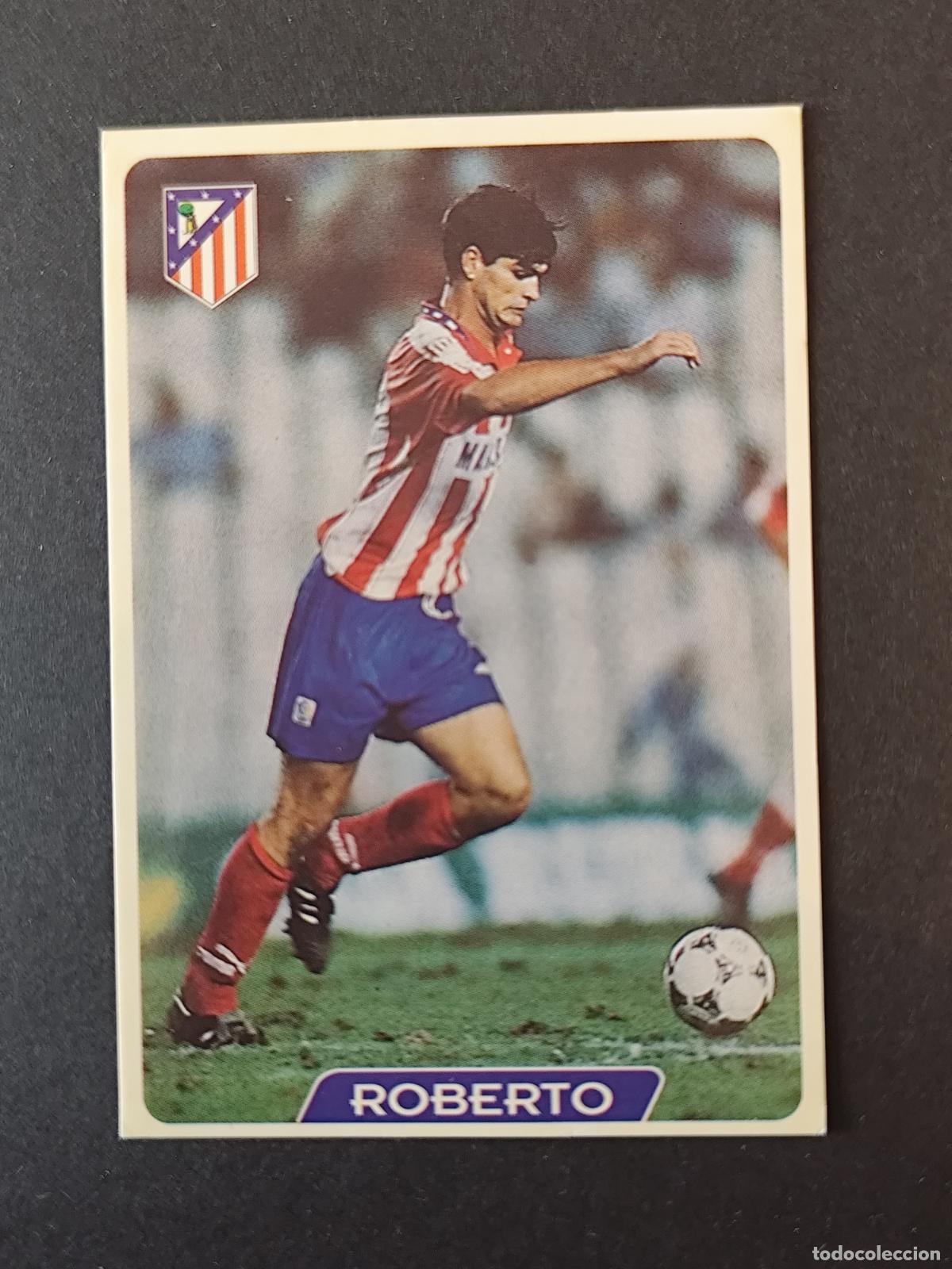 Cromos de F&uacute;tbol: 249 ROBERTO ATL&Eacute;TICO MADRID MUNDICROMO FICHAS LIGA 1995 1996 95 96