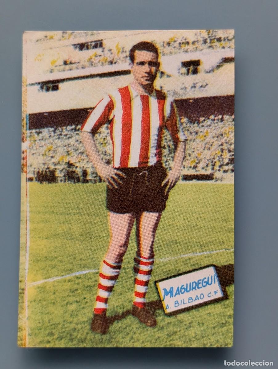 Cromos de F&uacute;tbol: DIFICIL CROMO MAGUREGUI ATHLETIC CLUB BILBAO LIGA FUTBOL 1960 1961 1960/61 FHER VIZCAYA SAN MAMES
