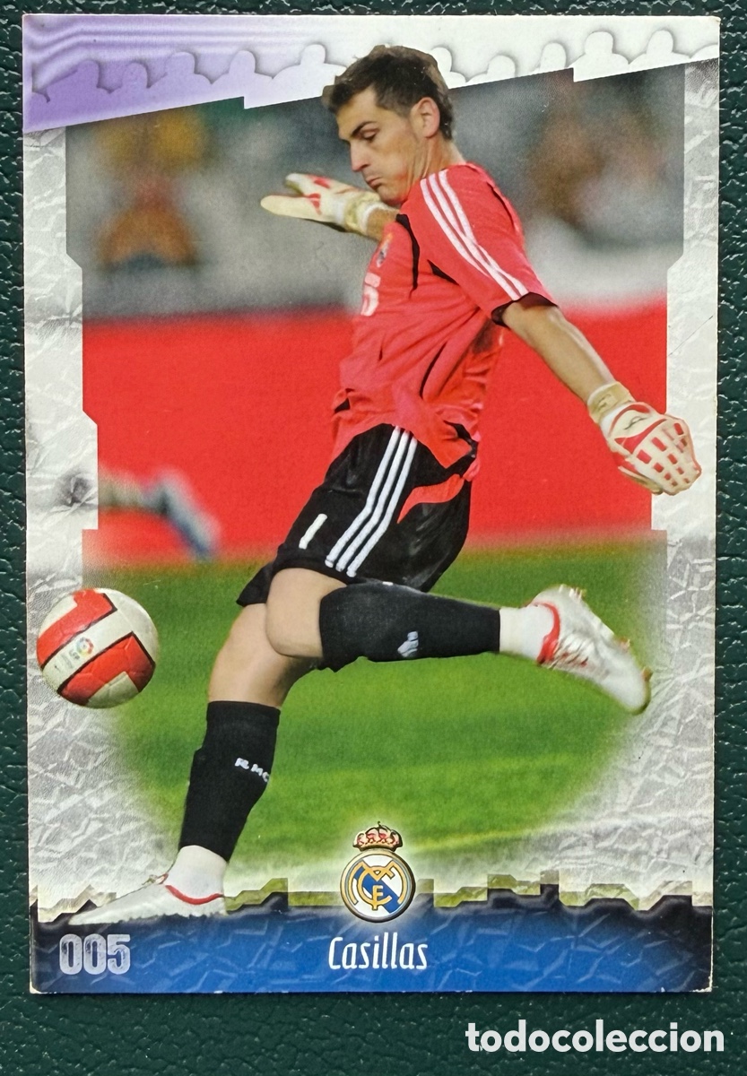 Cromos de F&uacute;tbol: 5 CASILLAS REAL MADRID FICHAS ALBUM MUNDICROMO 2008 2009 08 09