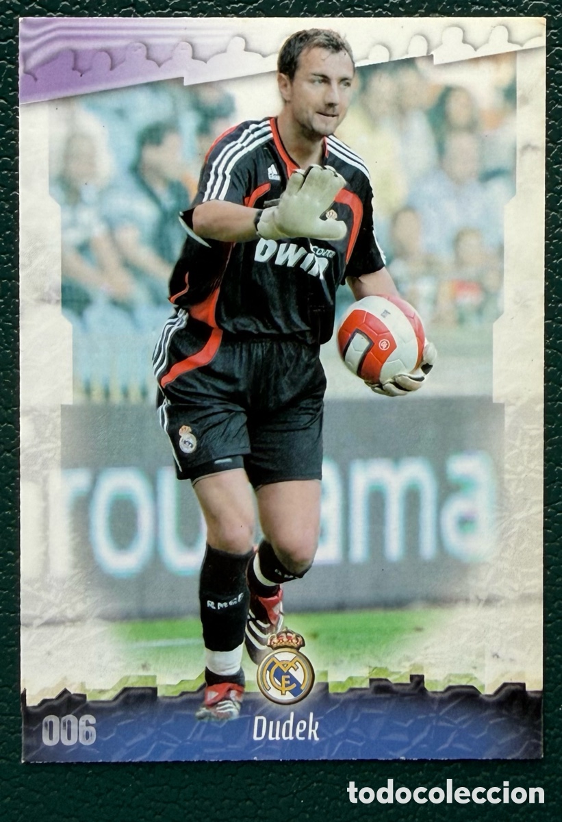 Football Stickers: 6 DUDEK REAL MADRID FICHAS ALBUM MUNDICROMO 2008 2009 08 09