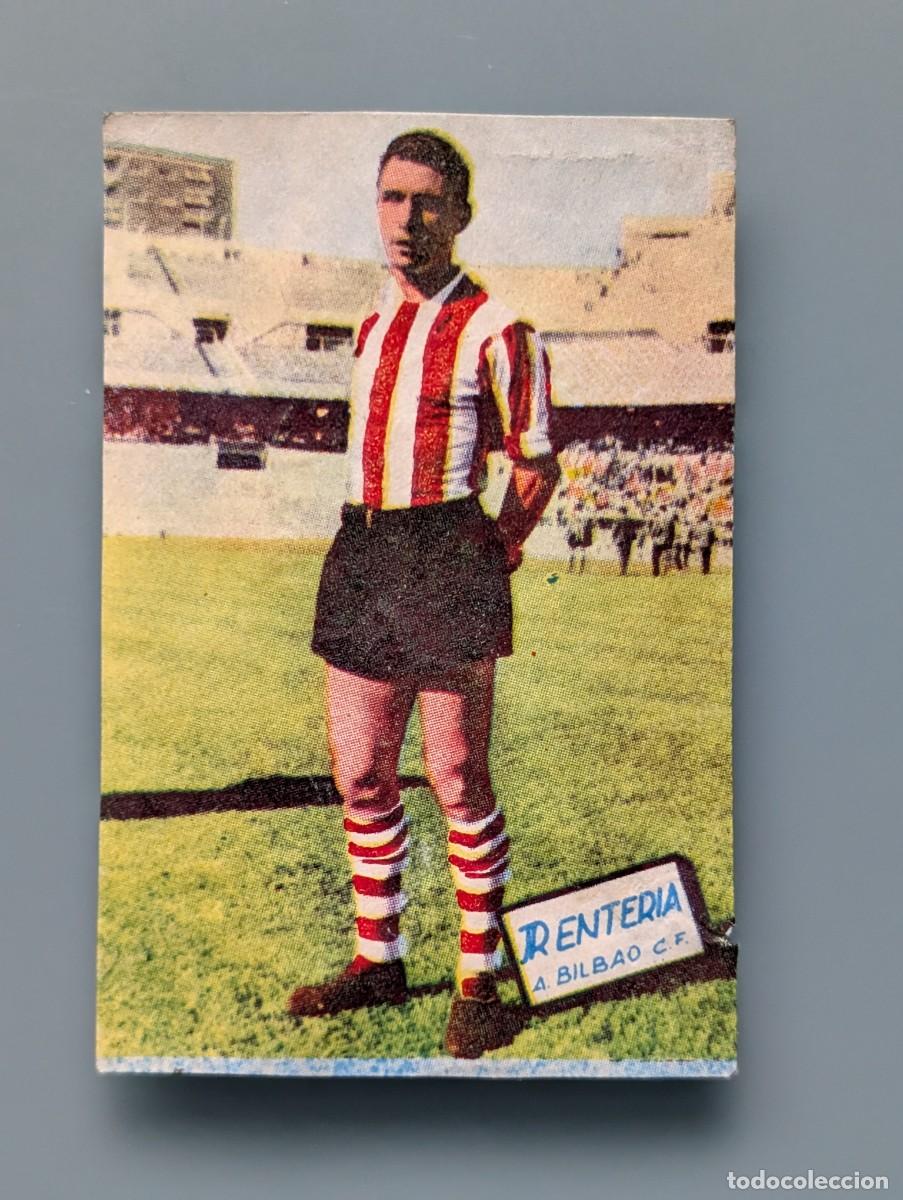 Cromos de F&uacute;tbol: DIFICIL CROMO RENTERIA ATHLETIC CLUB BILBAO LIGA FUTBOL 1960 1961 1960/61 FHER VIZCAYA SAN MAMES