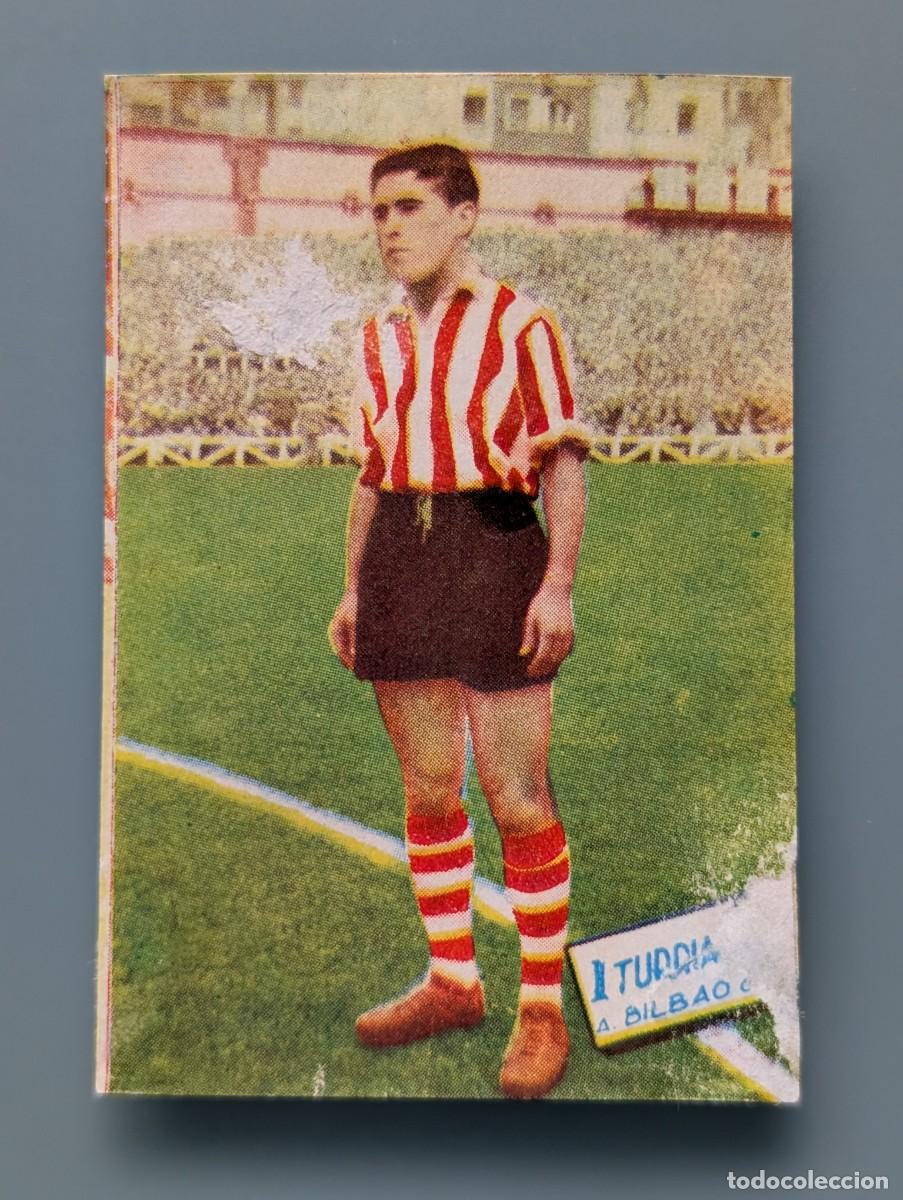 Cromos de F&uacute;tbol: DIFICIL CROMO ITURRIAGA ATHLETIC CLUB BILBAO LIGA FUTBOL 1960 1961 1960/61 FHER VIZCAYA SAN MAMES