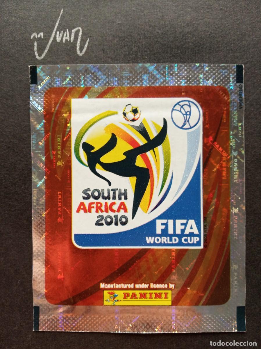 Cromos de F&uacute;tbol: SOBRE SIN ABRIR VERSION FOIL ⚽ PANINI &reg; FIFA MUNDIAL 2010 10 CRISTIANO RONALDO ? MESSI BARCELONA