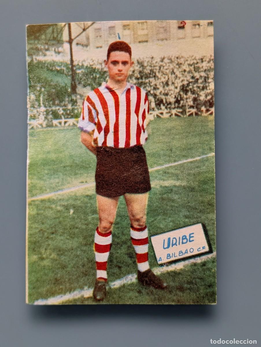 Cromos de F&uacute;tbol: DIFICIL CROMO URIBE ATHLETIC CLUB BILBAO LIGA FUTBOL 1960 1961 1960/61 FHER VIZCAYA SAN MAMES