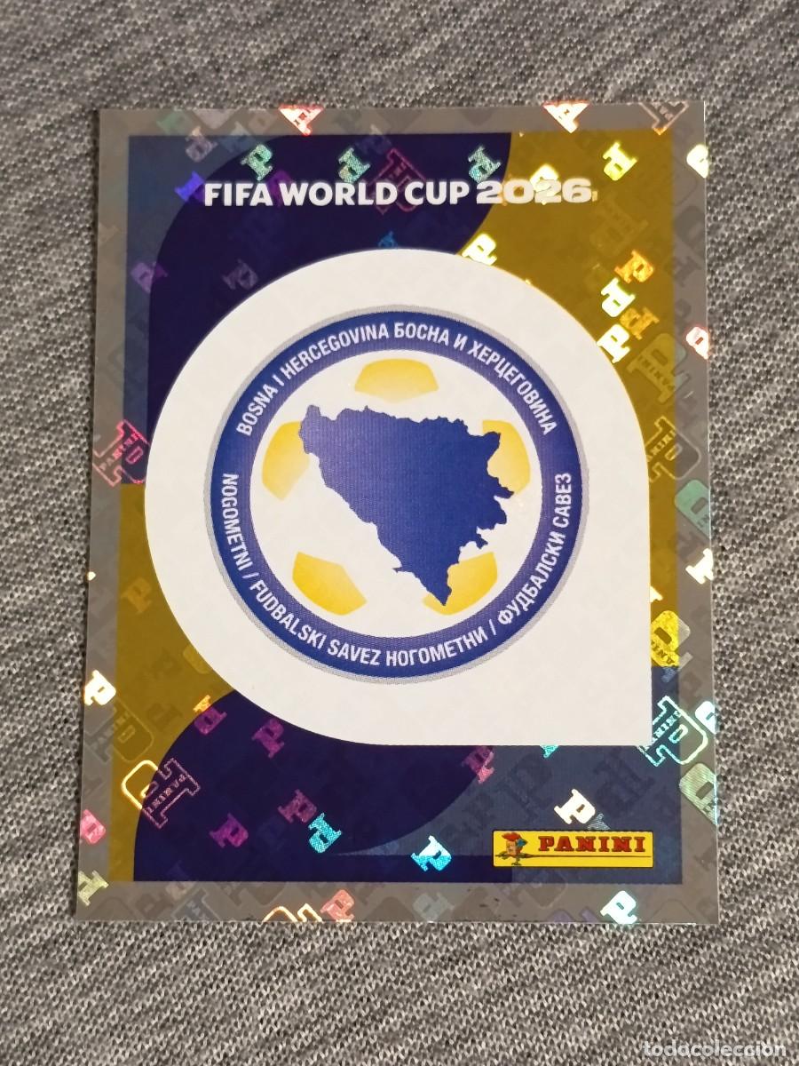 Cromos de F&uacute;tbol: ESCUDO BOSNIA BIH 1 STICKER MUNDIAL 2026 PANINI FIFA WORLD CUP NUEVO