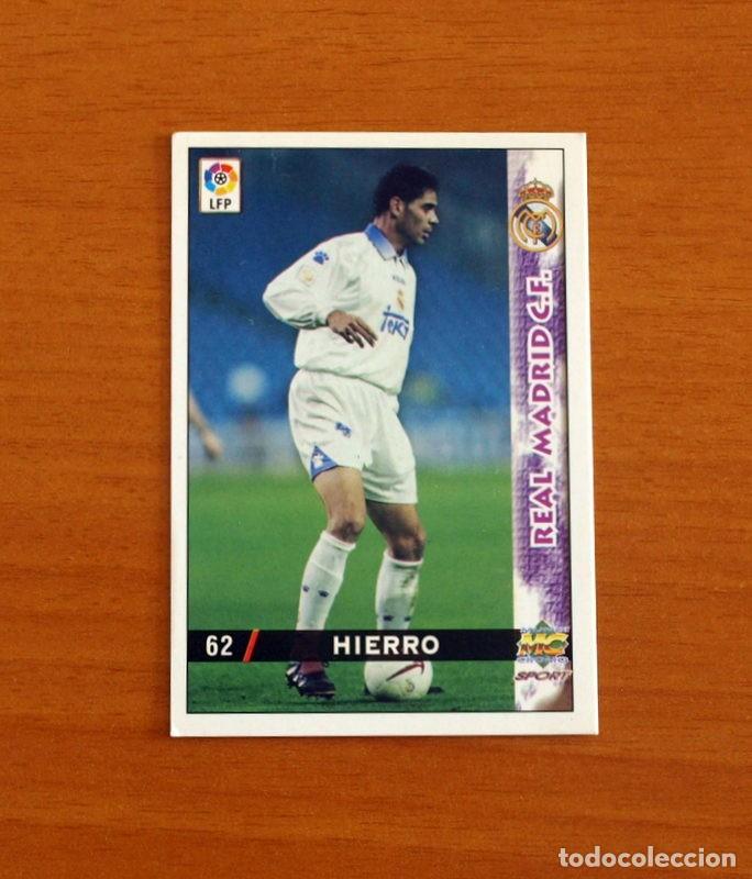 Fu&szlig;ball-Sticker: Real Madrid -N&ordm; 62 Fernando Hierro -Mundicromo Las Fichas de la Liga 1998-1999-98-99