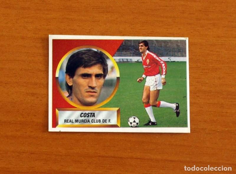 Football Stickers: Real Murcia - Costa n&ordm; 7 A - Ediciones Este Liga 1988-1989, 88-89 - Cromo nunca pegado