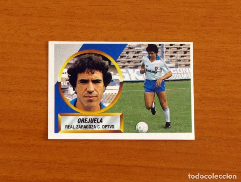 Football Stickers: Real Zaragoza - Orejuela N&ordm; 13 - Ediciones Este Liga 1988-1989, 88-89 - Cromo Nunca Pegado